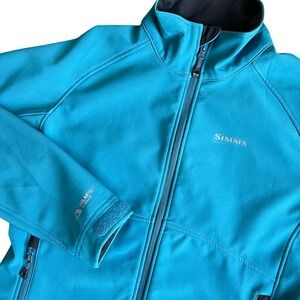 Simms Womens Challenger Polartec Windbloc Jacket in Teal Fishing Outdoor Medium‎